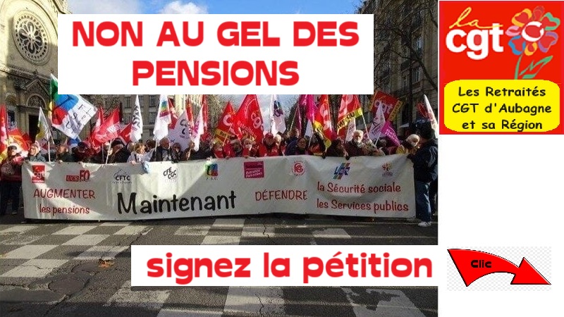 NON AU GEL DES PENSIONS